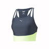 Run Ultraform Crop Sports Bras Women-Blue
