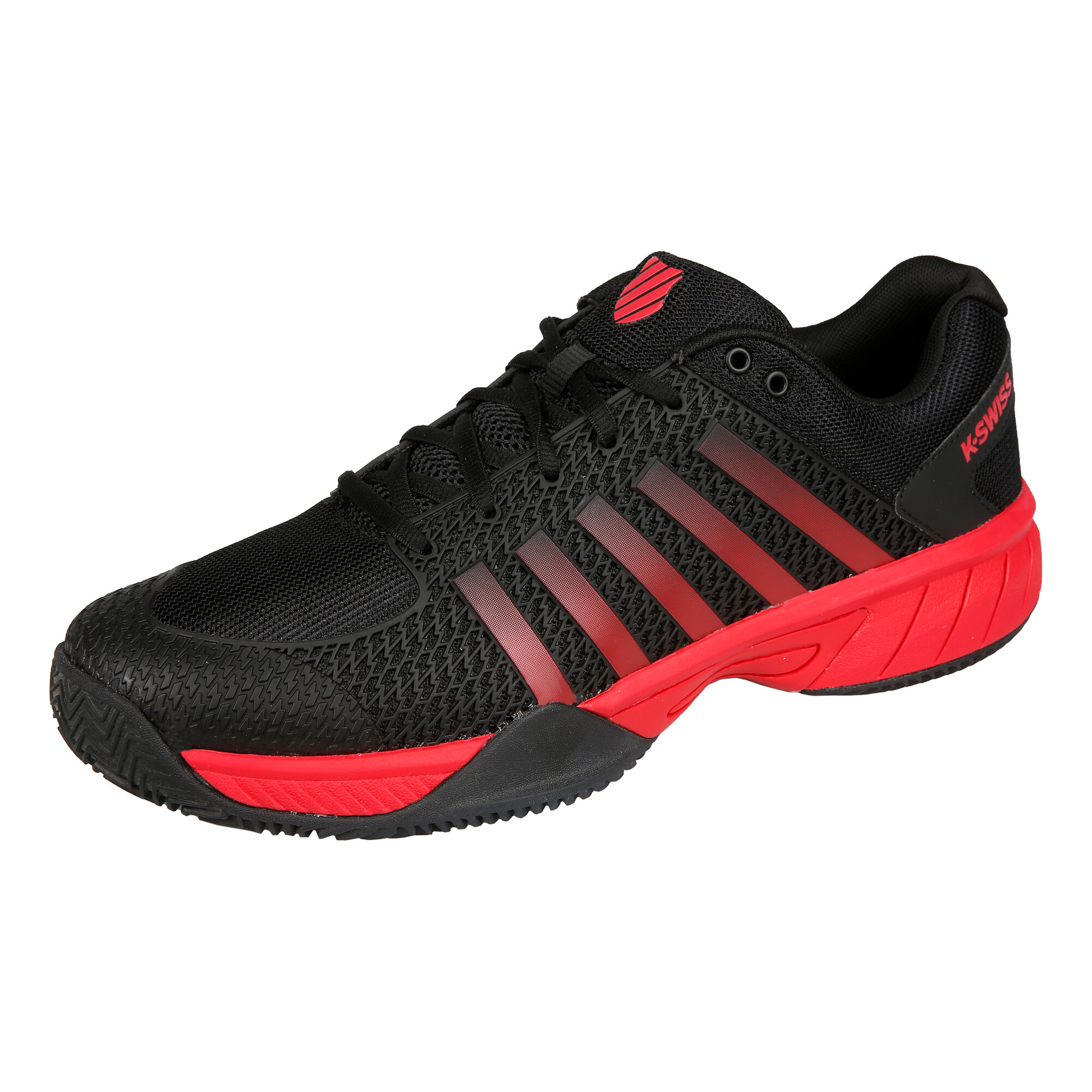 buy K Swiss Express Light HB Clay Court Shoe Men Black Lightred