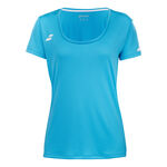 Babolat Clothing Babolat Play Cap Sleeve T-Shirt Women-Turquoise
