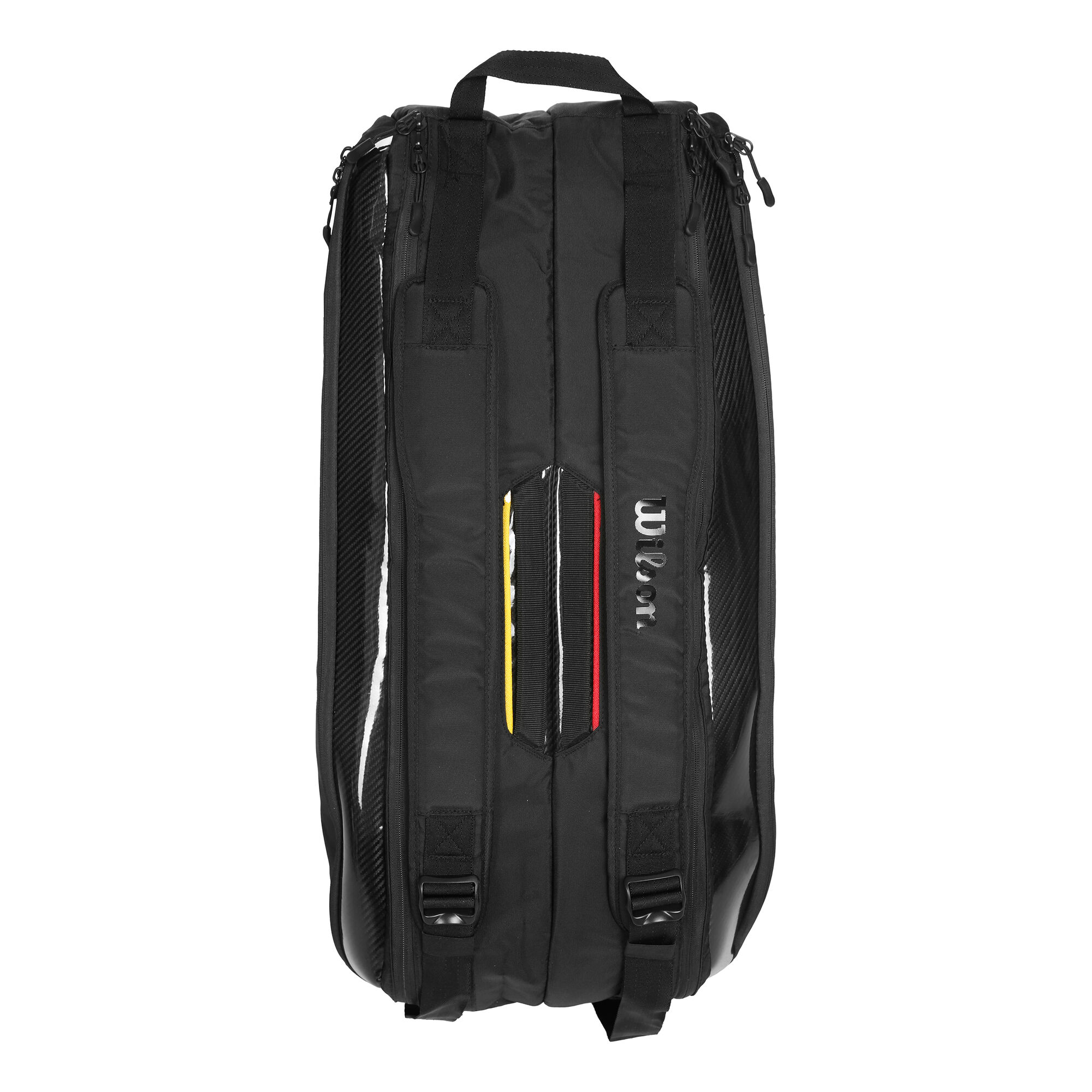 buy Wilson Super Tour Racket Bag 9 Pack Black online TennisPoint