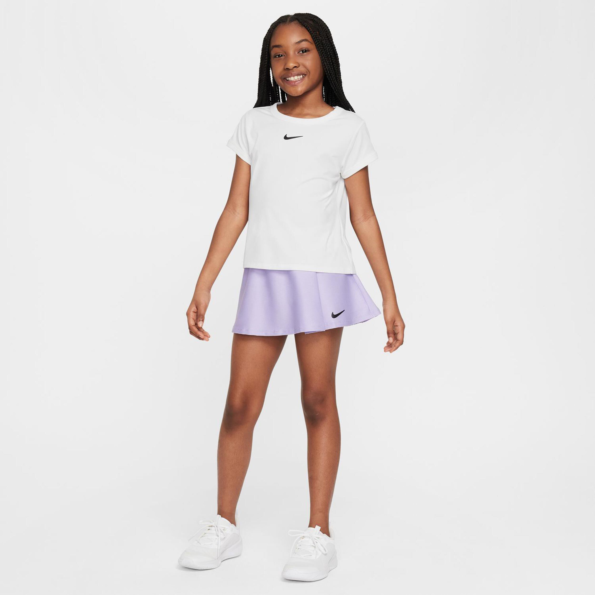 Buy Nike Dri Fit Victory Big Kids Flouncy Skirt Girls Lilac online Tennis Point UK