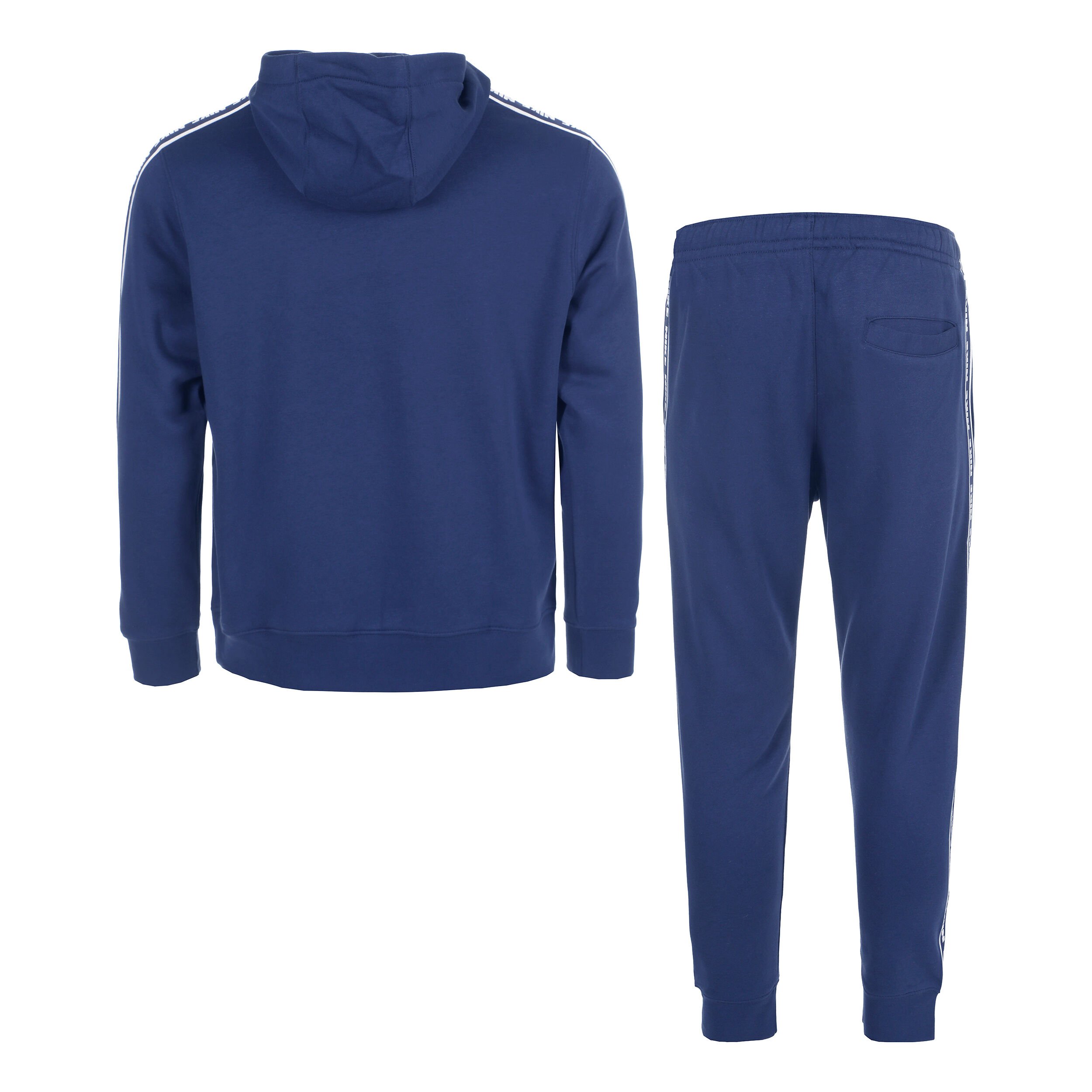 Club Fleece GX Tracksuit Men Dark Blue White