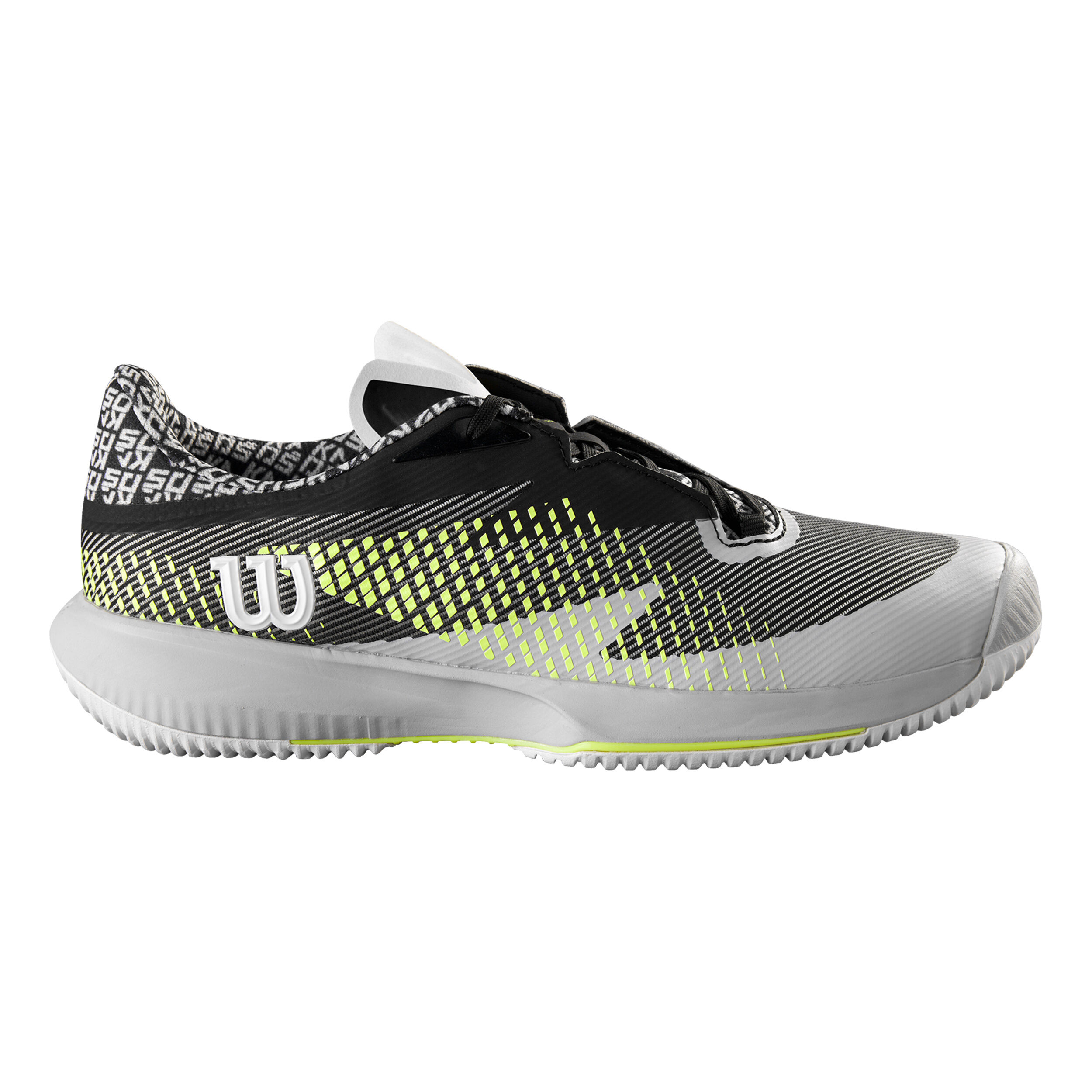 Wilson Kaos Swift 1.5 All Court Shoe Men Black, Neon Yellow