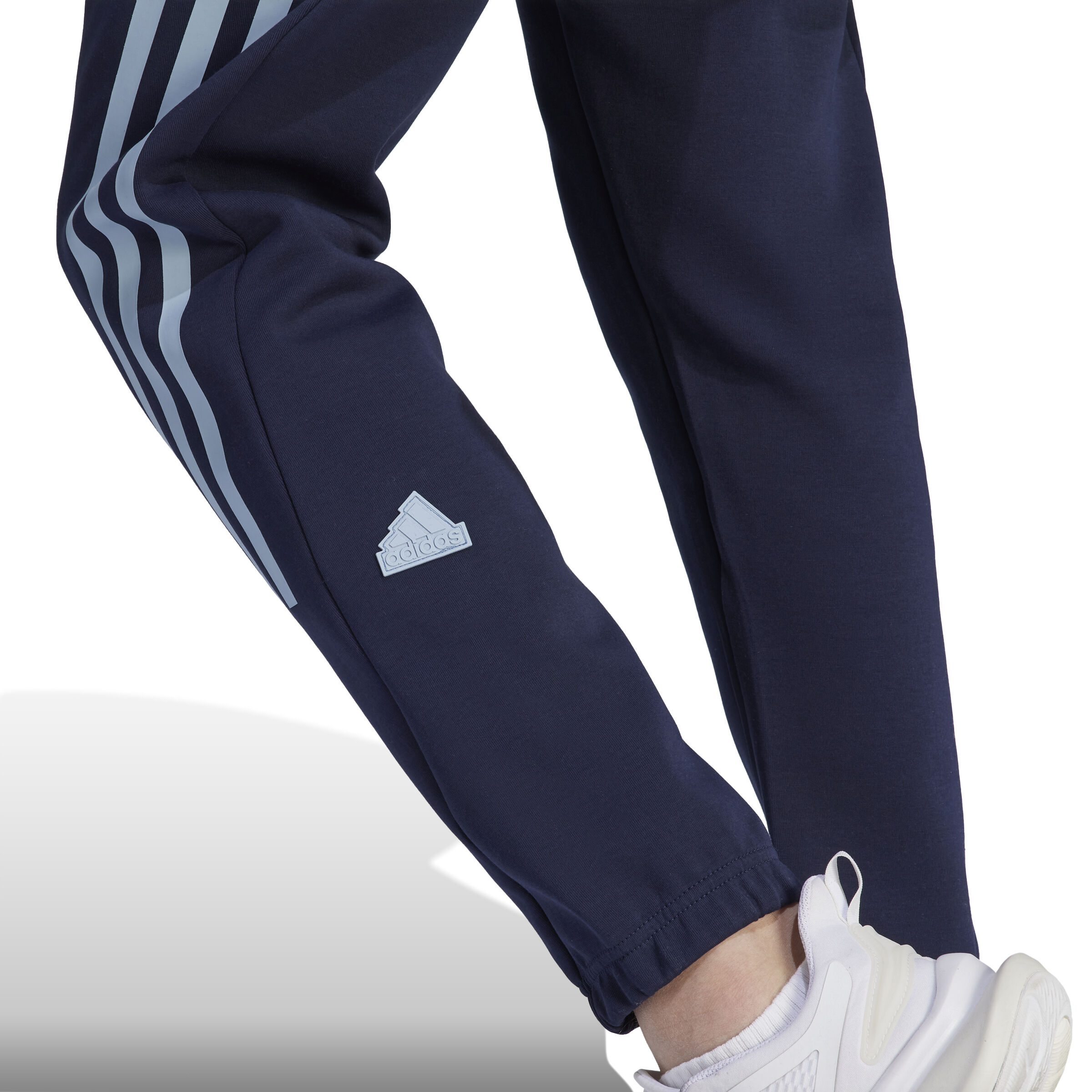 Blue adidas pants men sales