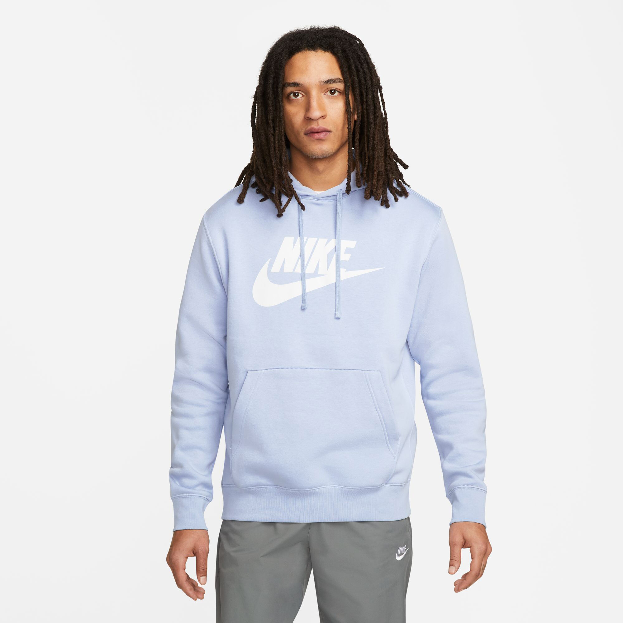 Mens light blue nike hoodie cheap