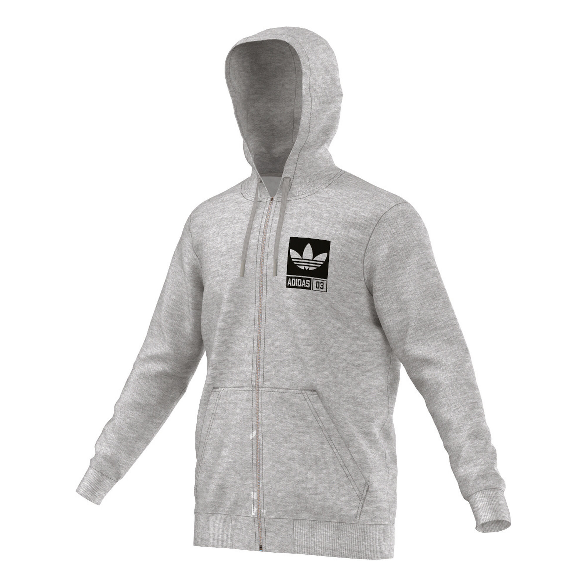 adidas trefoil street graphic hoodie