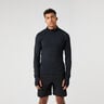 Borg Midlayer Half Zip Sweatshirt Men-Black