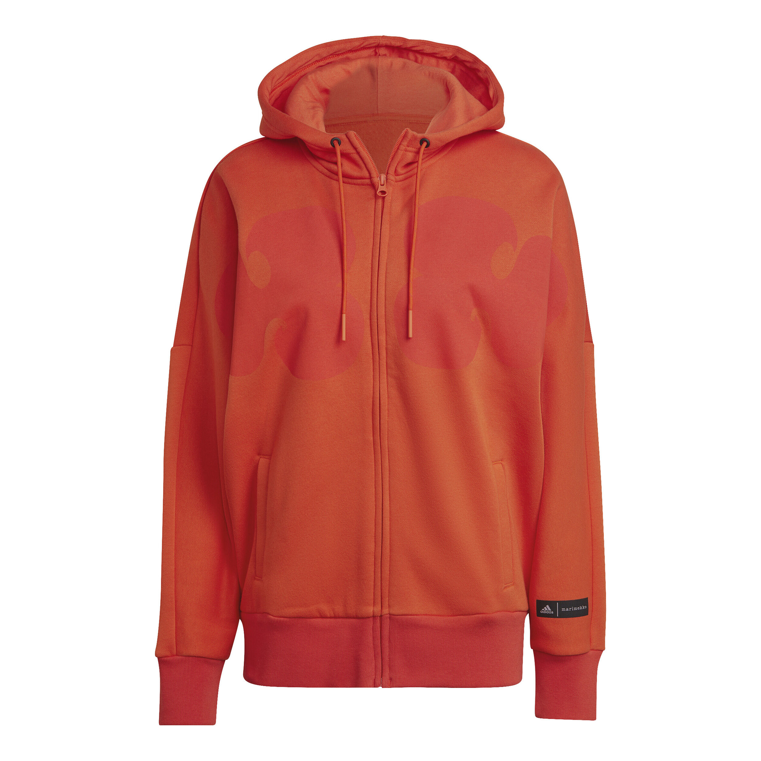 Adidas orange zip hoodie online