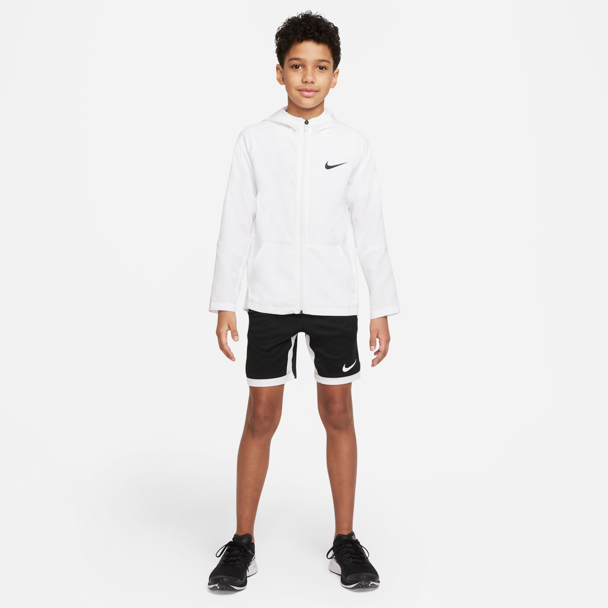 Boys white 2024 nike jacket