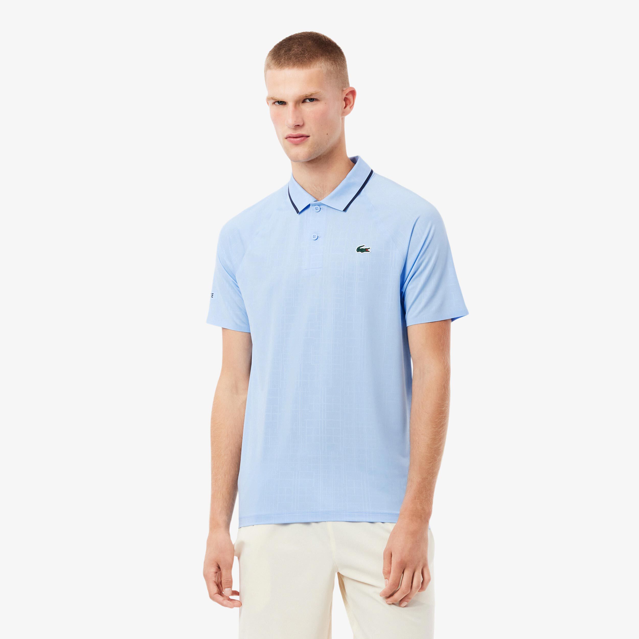 Lacoste Novak Djokovic Polo Men Light Blue | Tennis-Point