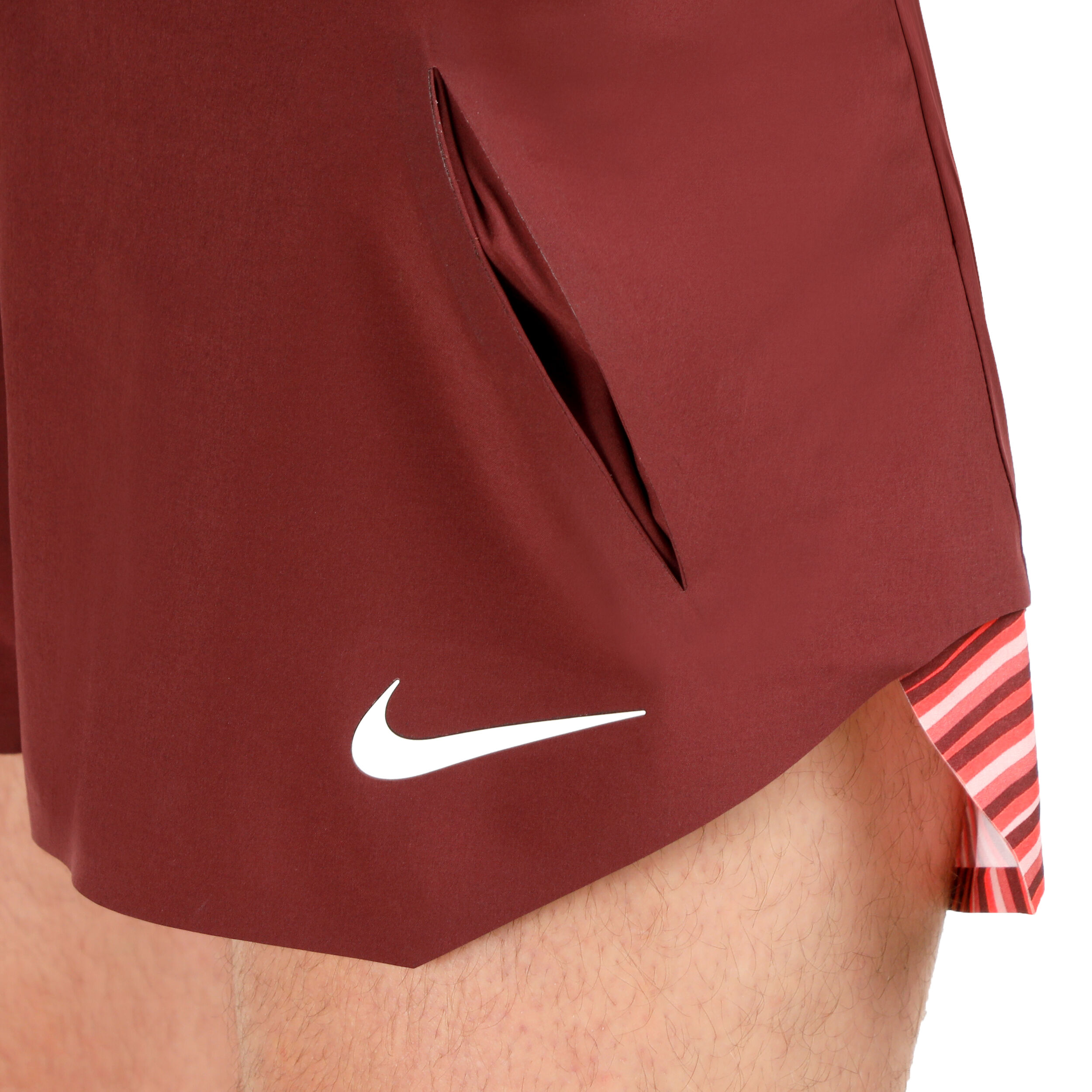 Buy Nike Dri Fit Court Slam RG Shorts Men Dark Red Antique Pink