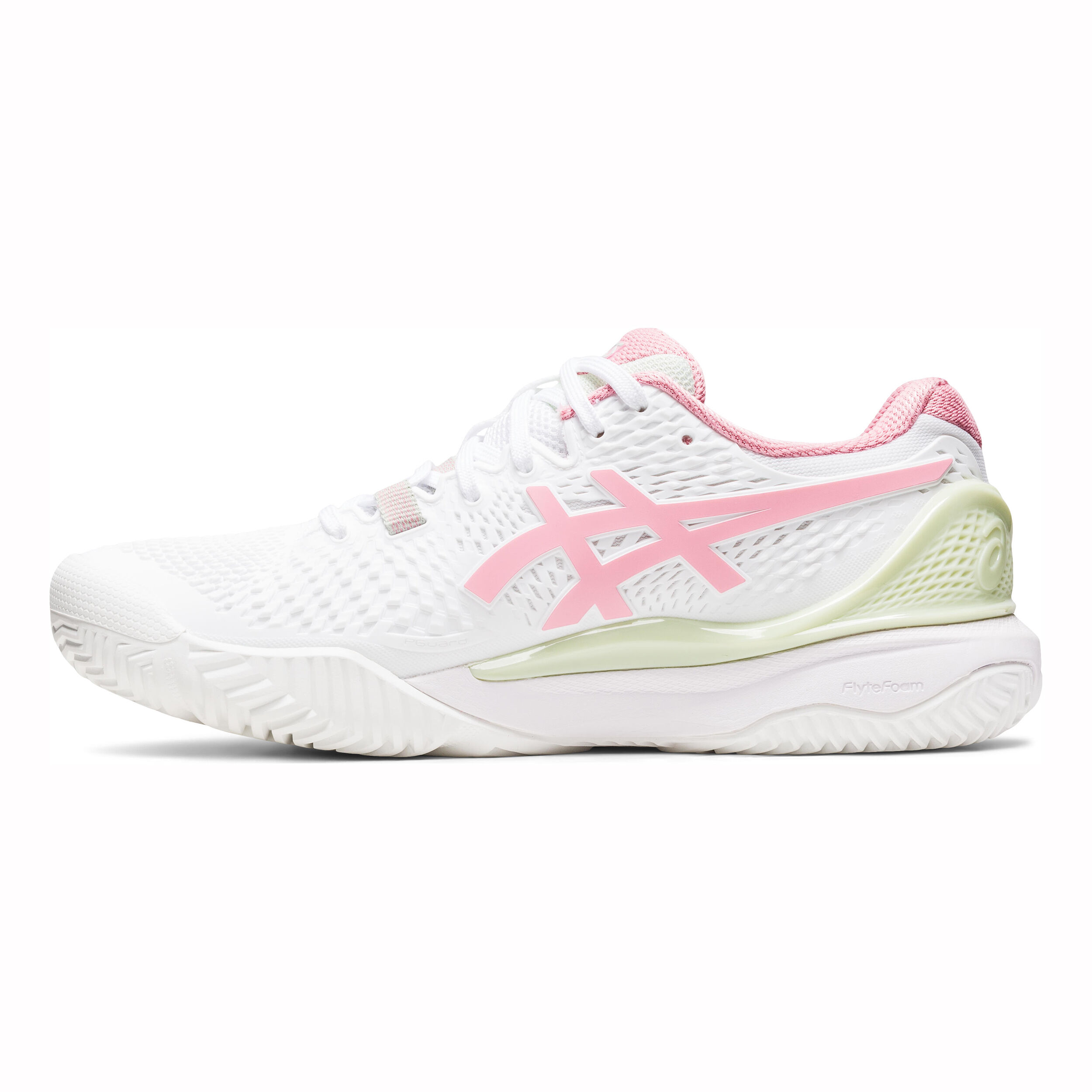 Gel Resolution 9 Padel Shoe Women White Pink