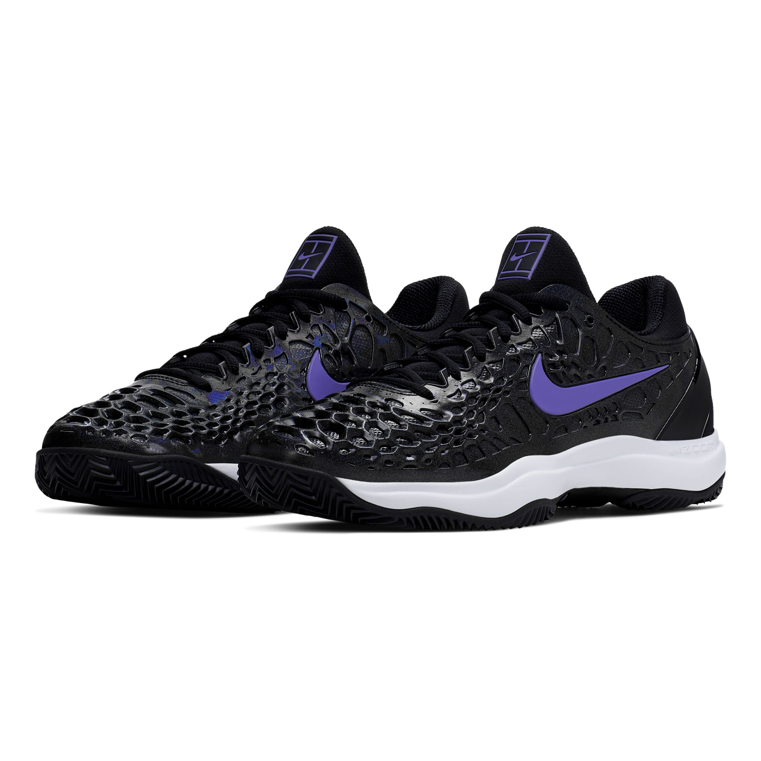 Rafael Nadal Zoom Cage 3 Clay Court Shoe Men Black Lilac