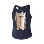 Tennis-Point Clothing Tennis-Point Glitter Court Tank top Girls - dark blue, beige