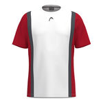 HEAD Clothing HEAD Club 25 Tech T-Shirt Men-Red,White