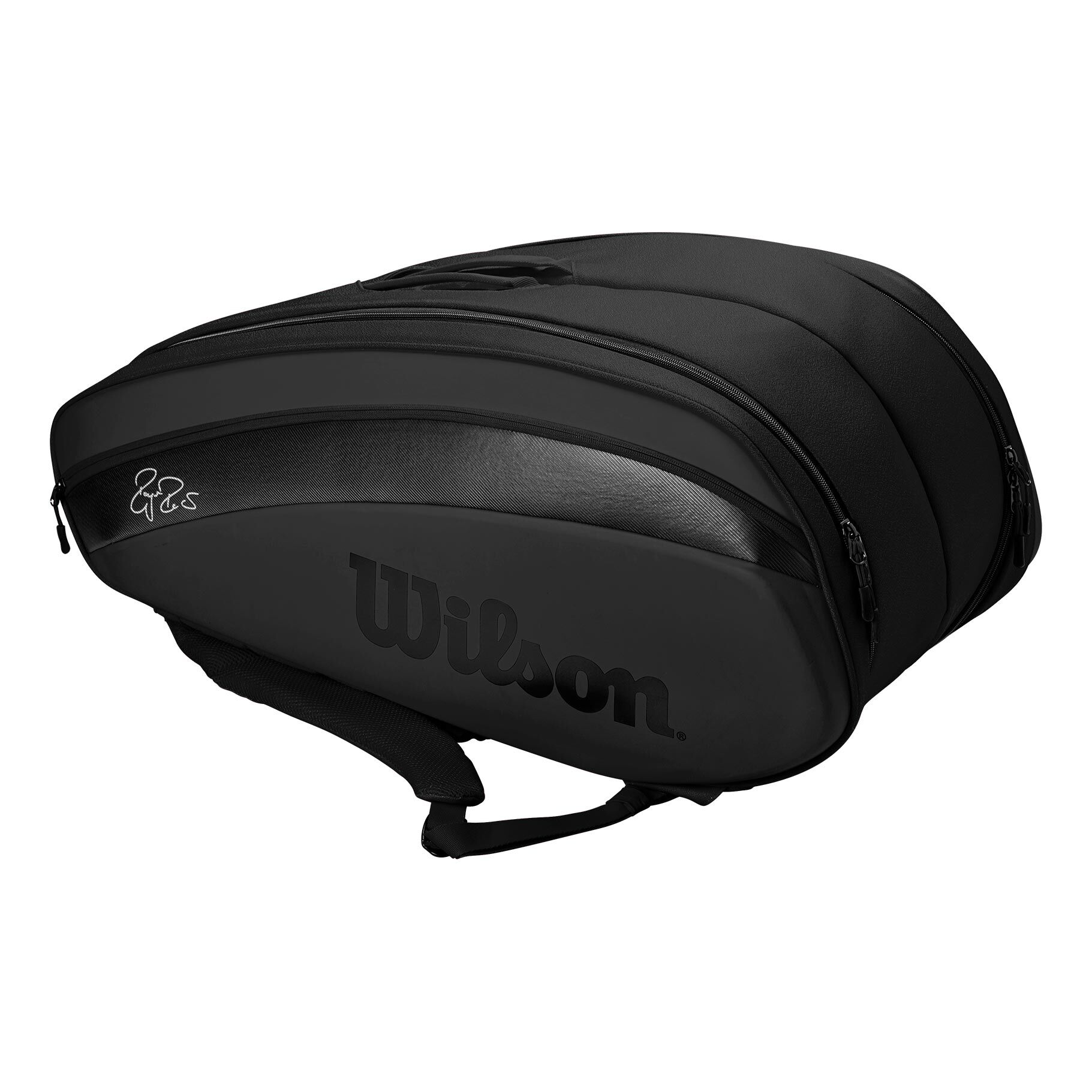 Federer DNA Racket Bag 12 Pack Black Schwarz Matt