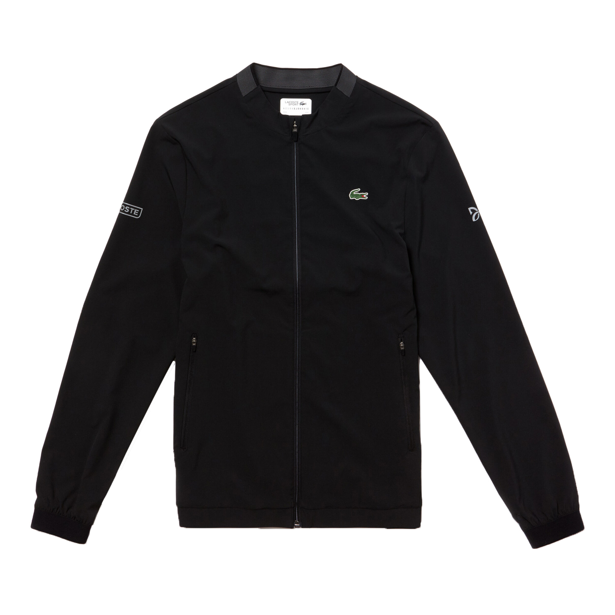 Novak Djokovic Training Jacket Men Black Dark Grey