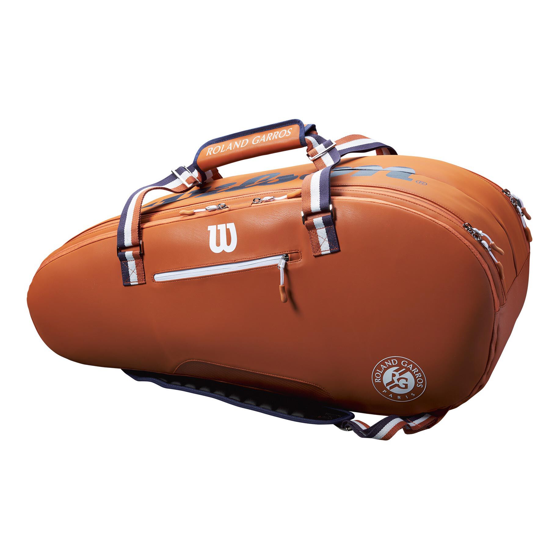 Roland Garros Tour Racket Bag 12 Pack Brown White