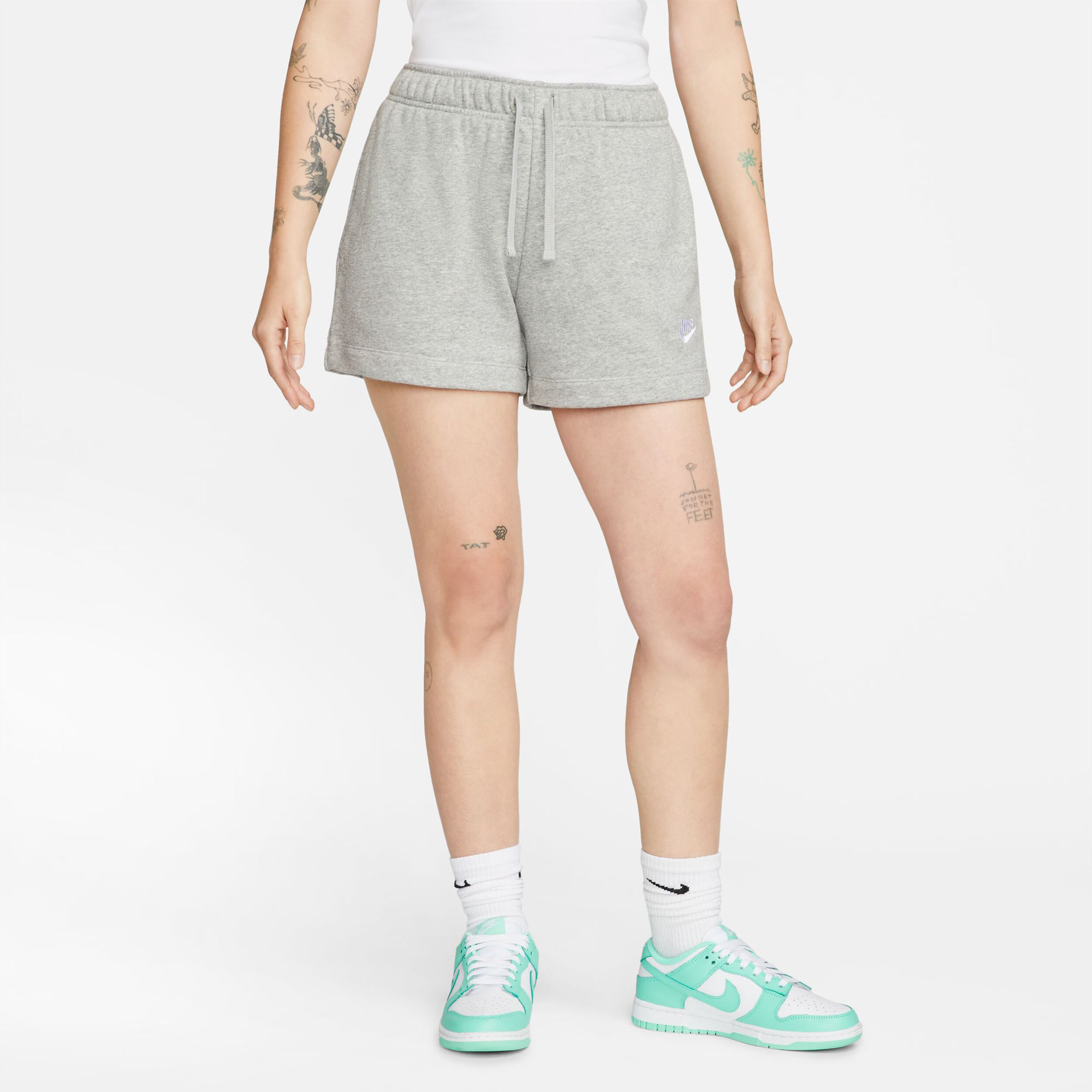 Buy Nike Sportswear Club MR STD Shorts Women Lightgrey online Tennis Point UK