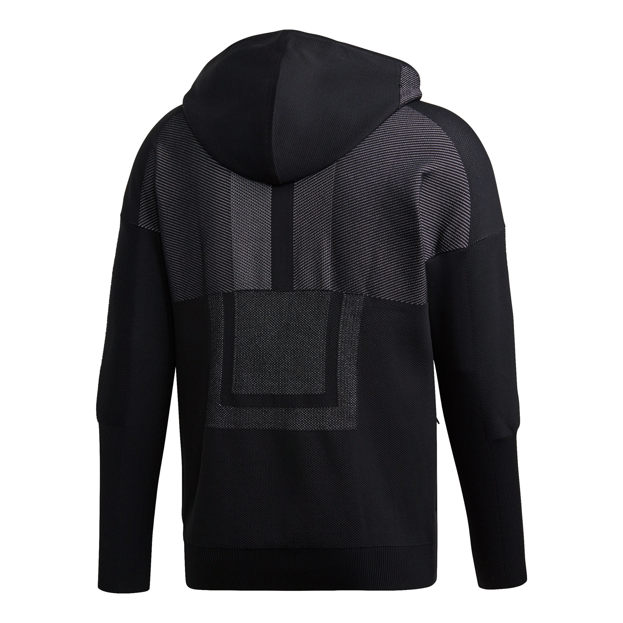 Z.N.E. Primeknit Zip Hoodie Men Black White