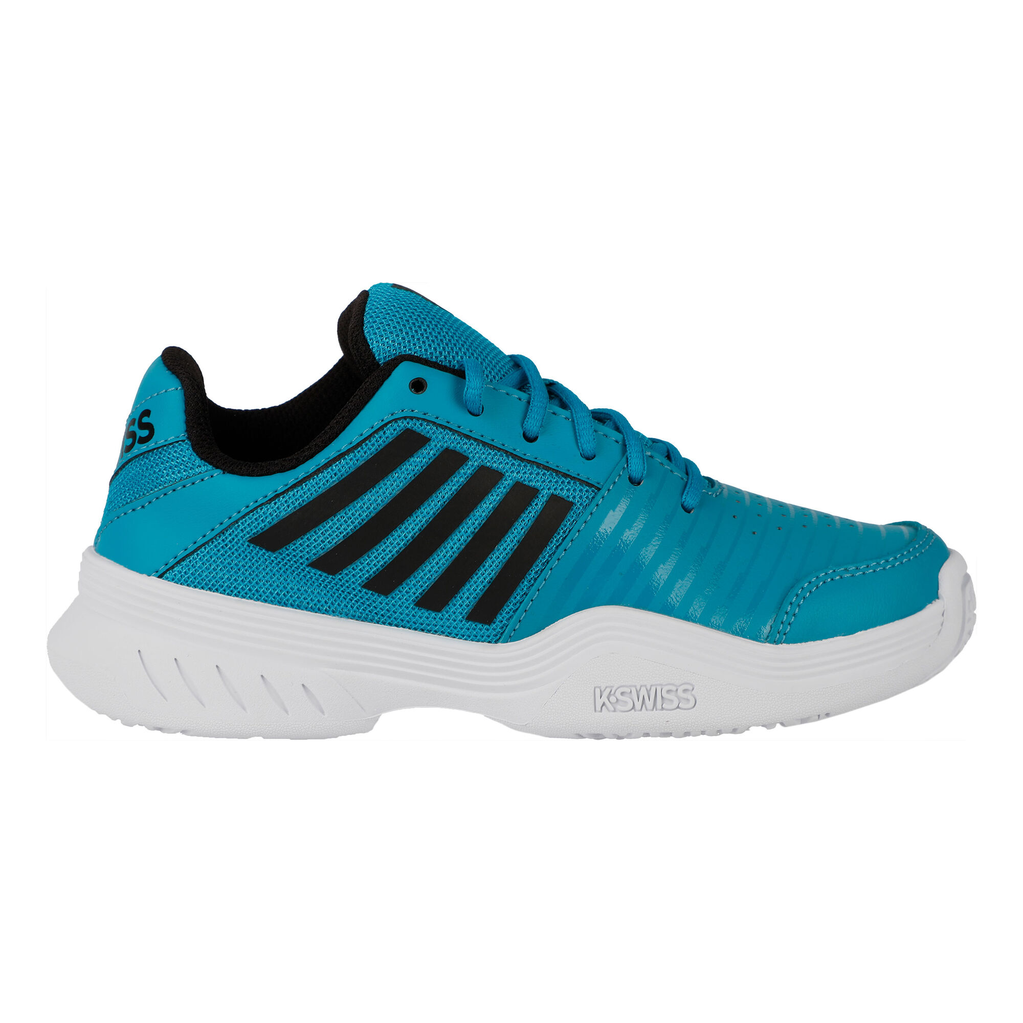 buy K Swiss Express Court Omni Clay Court Shoe Kids Turquoise Black