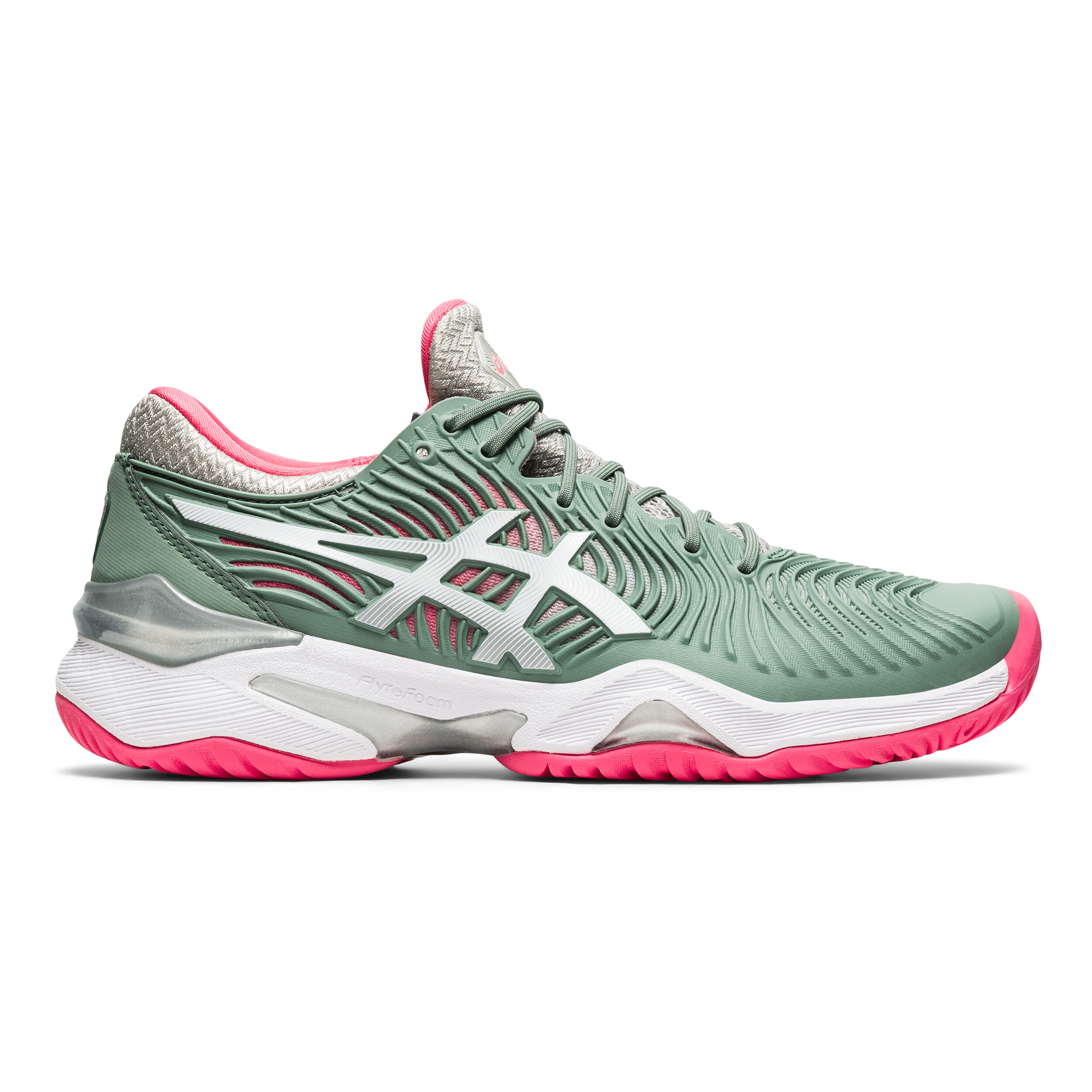 Buy ASICS Court FF 2 All Court Shoe Women Khaki Pink online Tennis Point UK
