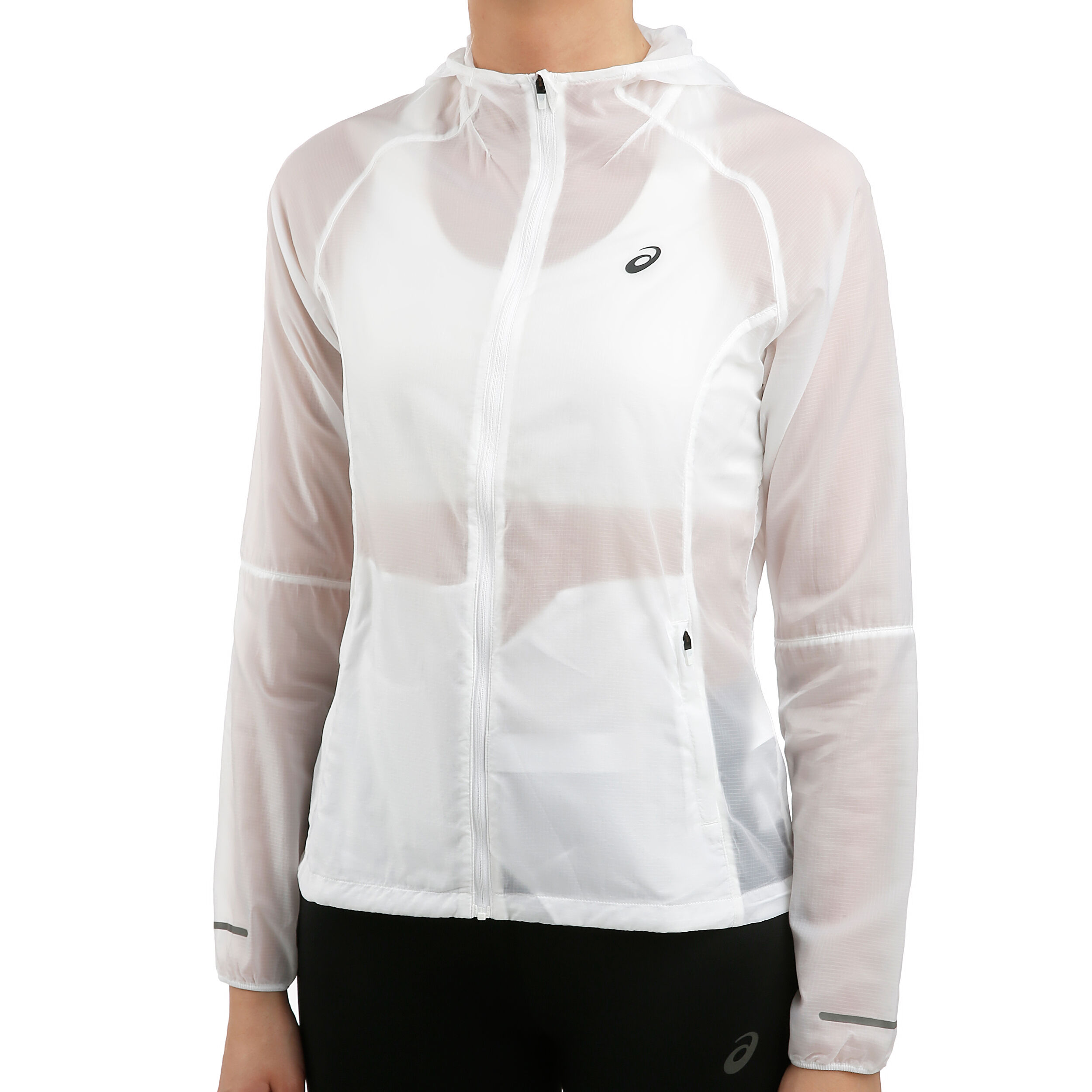 Asics jacket white discount