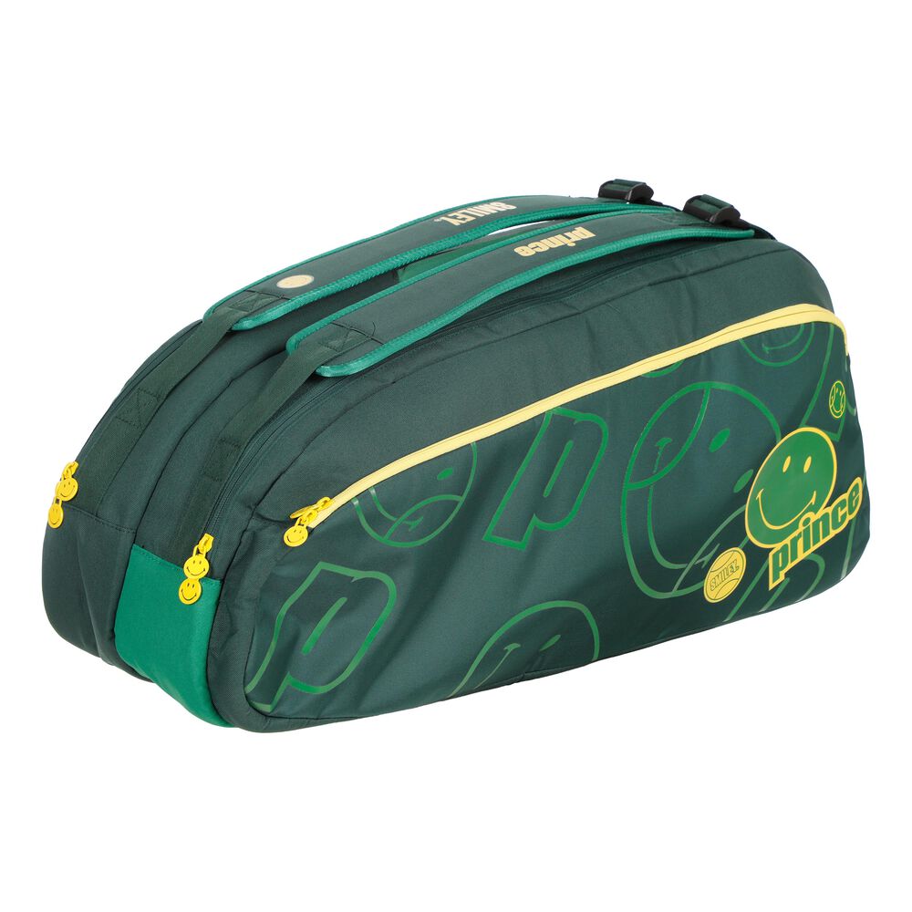 Prince Smiley Racket Bag 6 Pack green