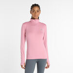New Balance Clothing New Balance Essentials Space Dye Quarter Zip Long sleeve Women-pink