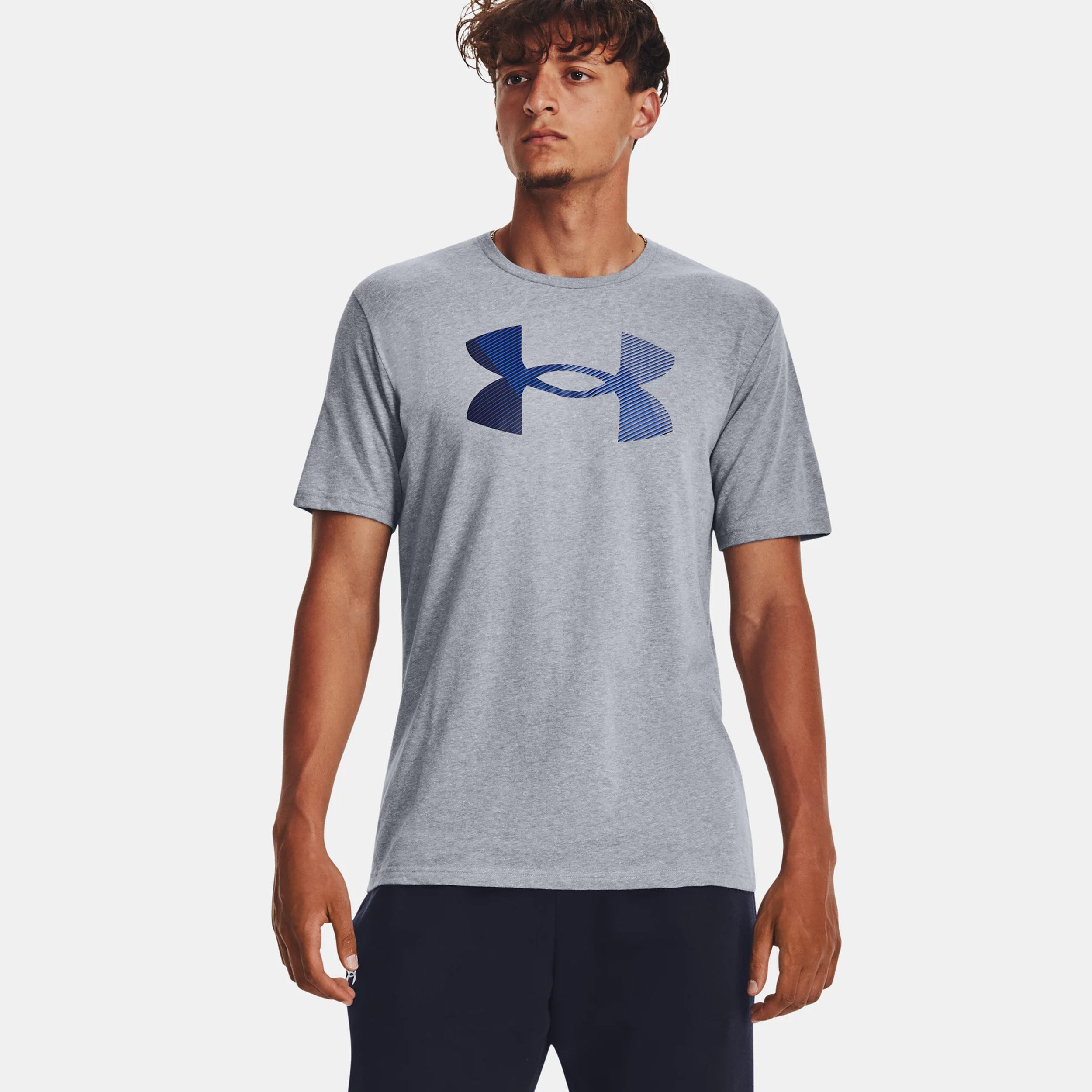 Under armour men's big logo t shirt hotsell