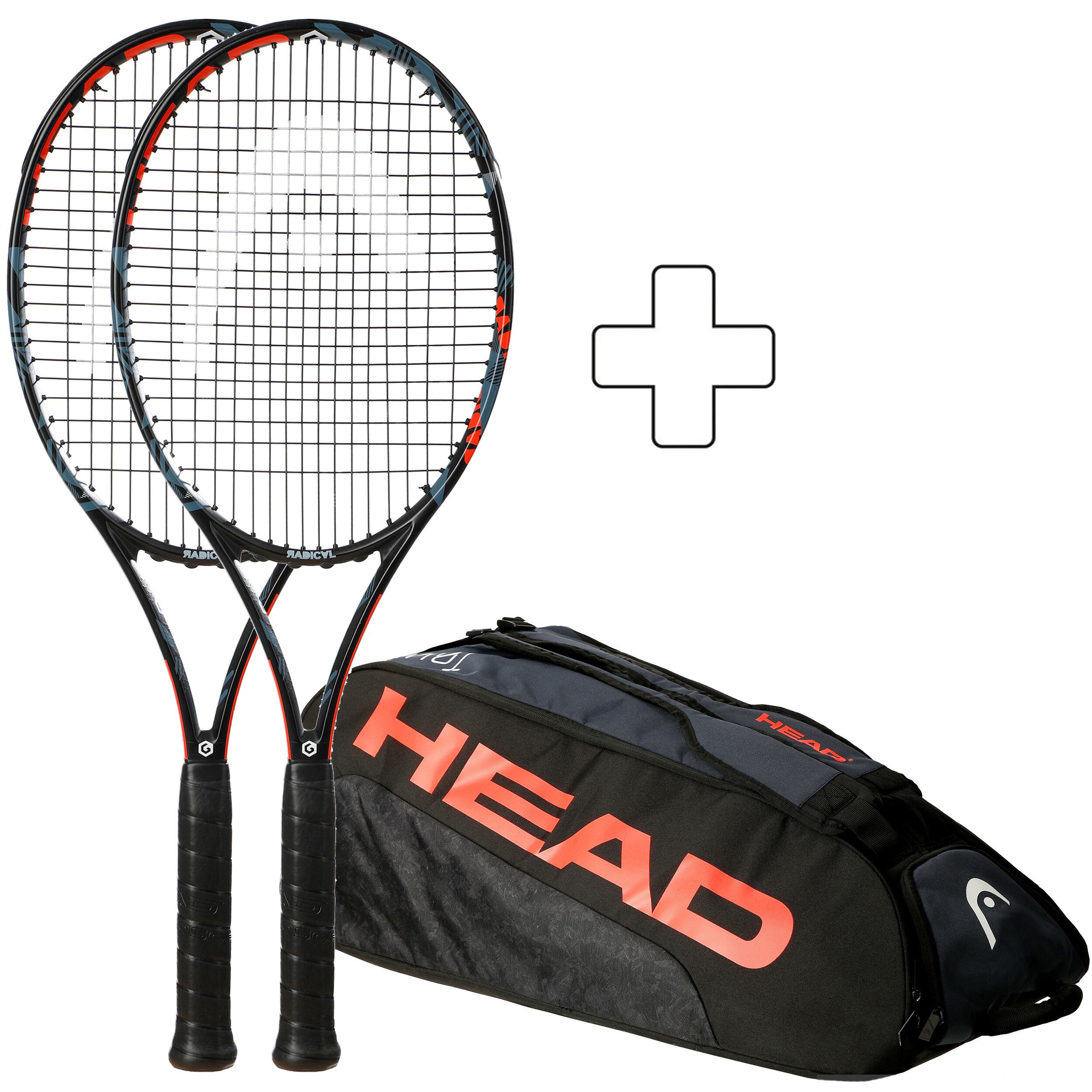 Buy HEAD 2 X 2x Graphene XT Radical MP Strung Plus Tennis Bag