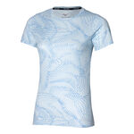 Mizuno Clothing Mizuno Impulse Core Graphic Running Shirt Women-Light Blue