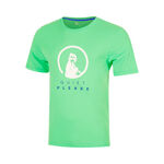 Quiet Please Tennis apparel Quiet Please Advantage Logo T-Shirt Boys - green, white