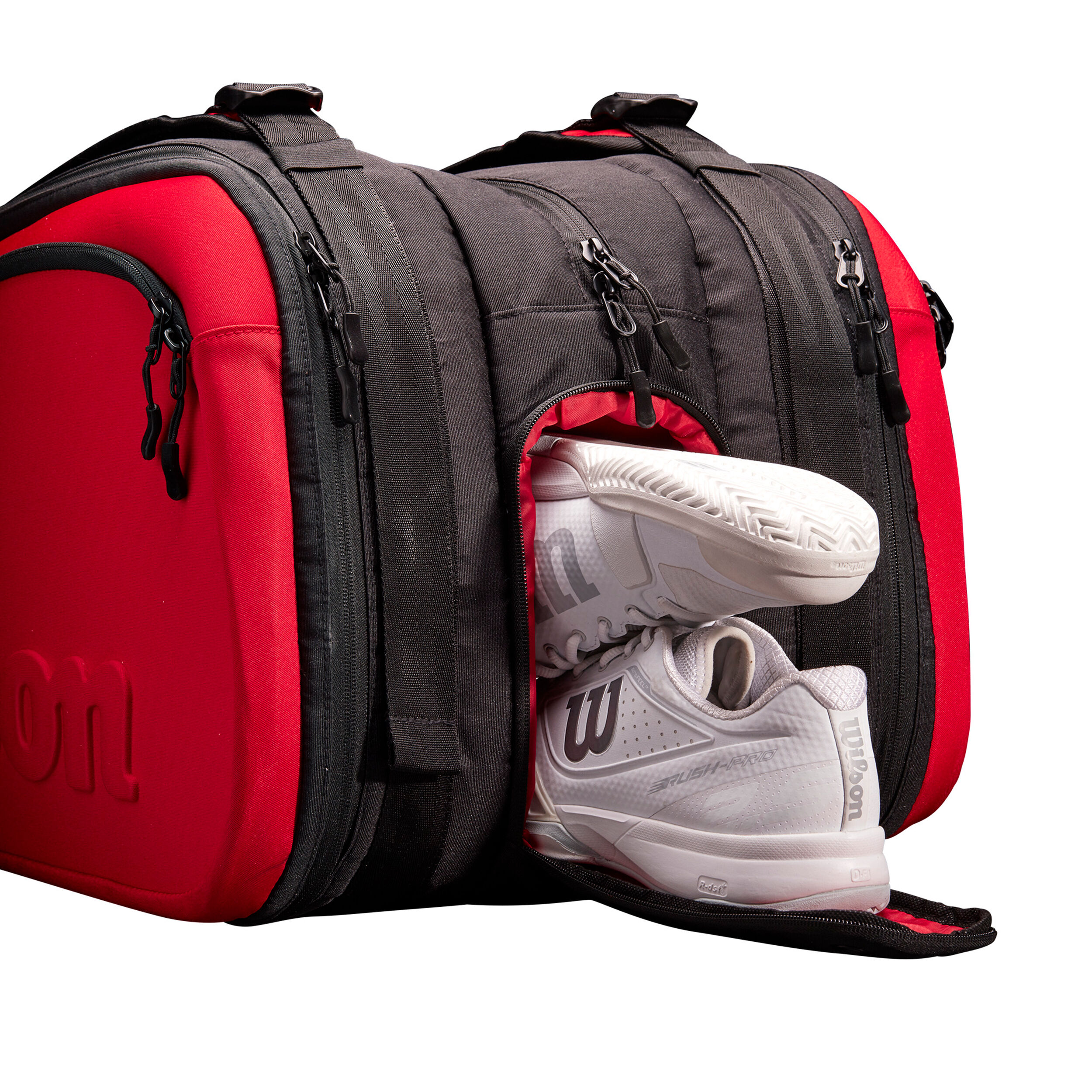 Wilson Clash V2 Super Tour Tennis Racket Bag - Red 2 Wilson