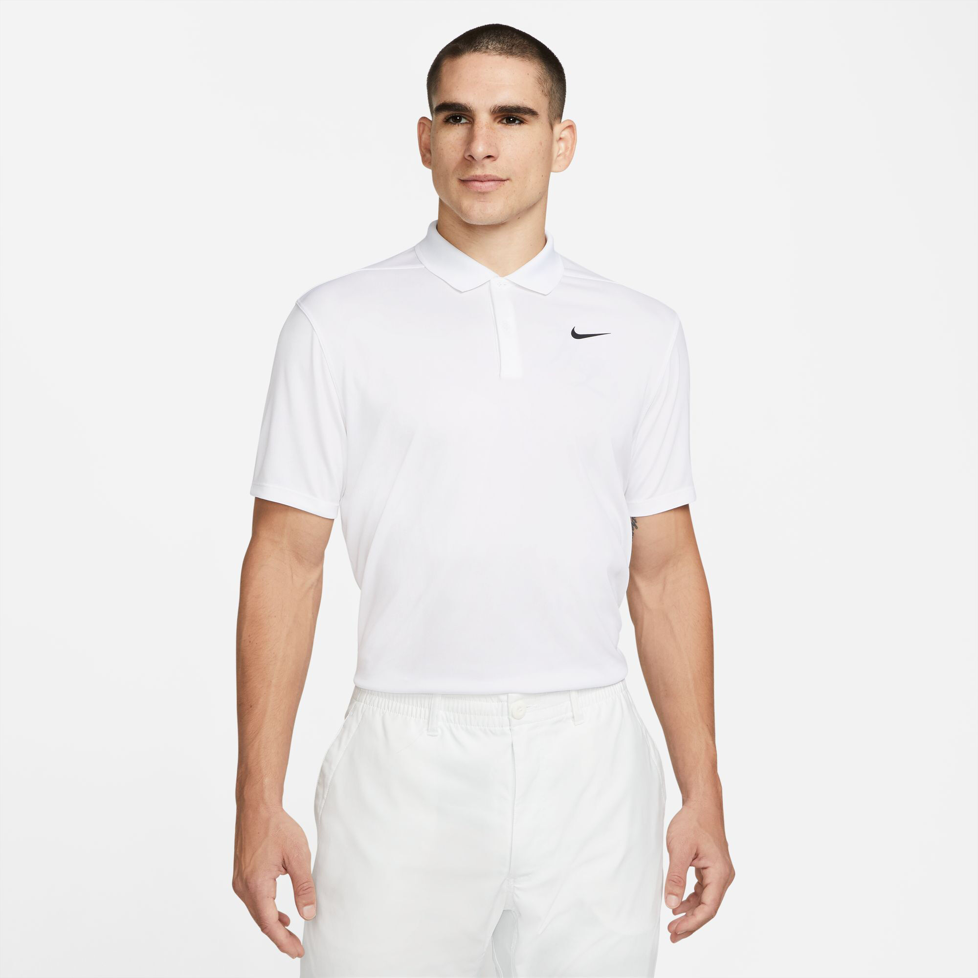 Dri Fit Polo Men White