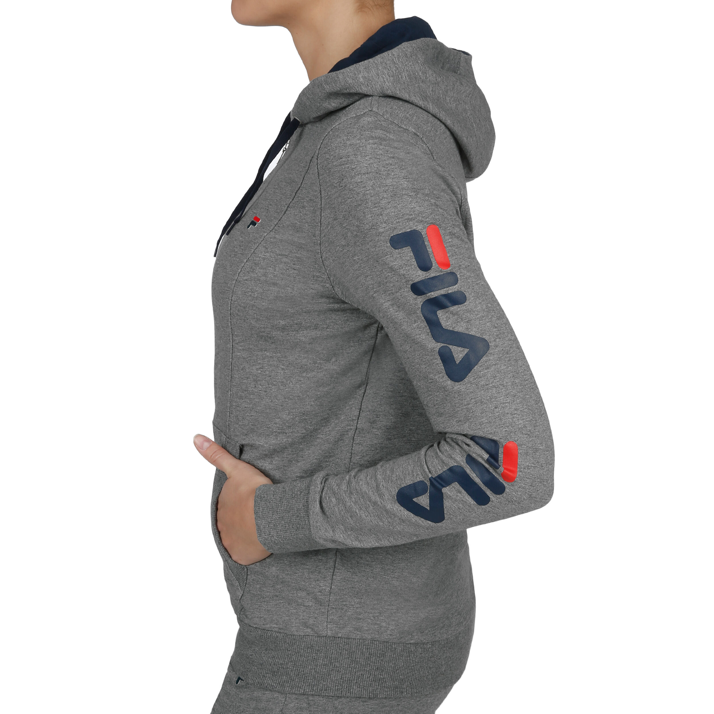 Buy Fila Rahel Zip Hoodie Women Grey Blue online Tennis Point UK