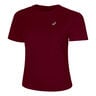 Core Running shirt Women-dark red