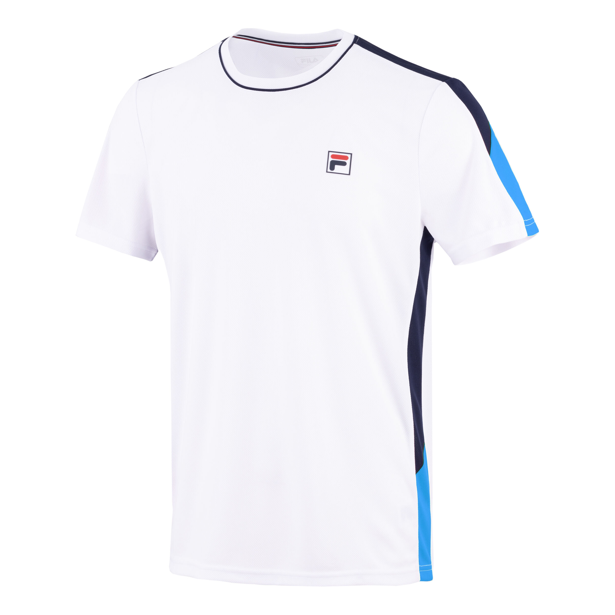 Mens white fila t shirt best sale