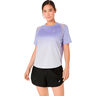 Road Fade Running shirt Women-blue