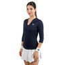 Crew 2.0 V-Neck Long sleeve Women-dark blue