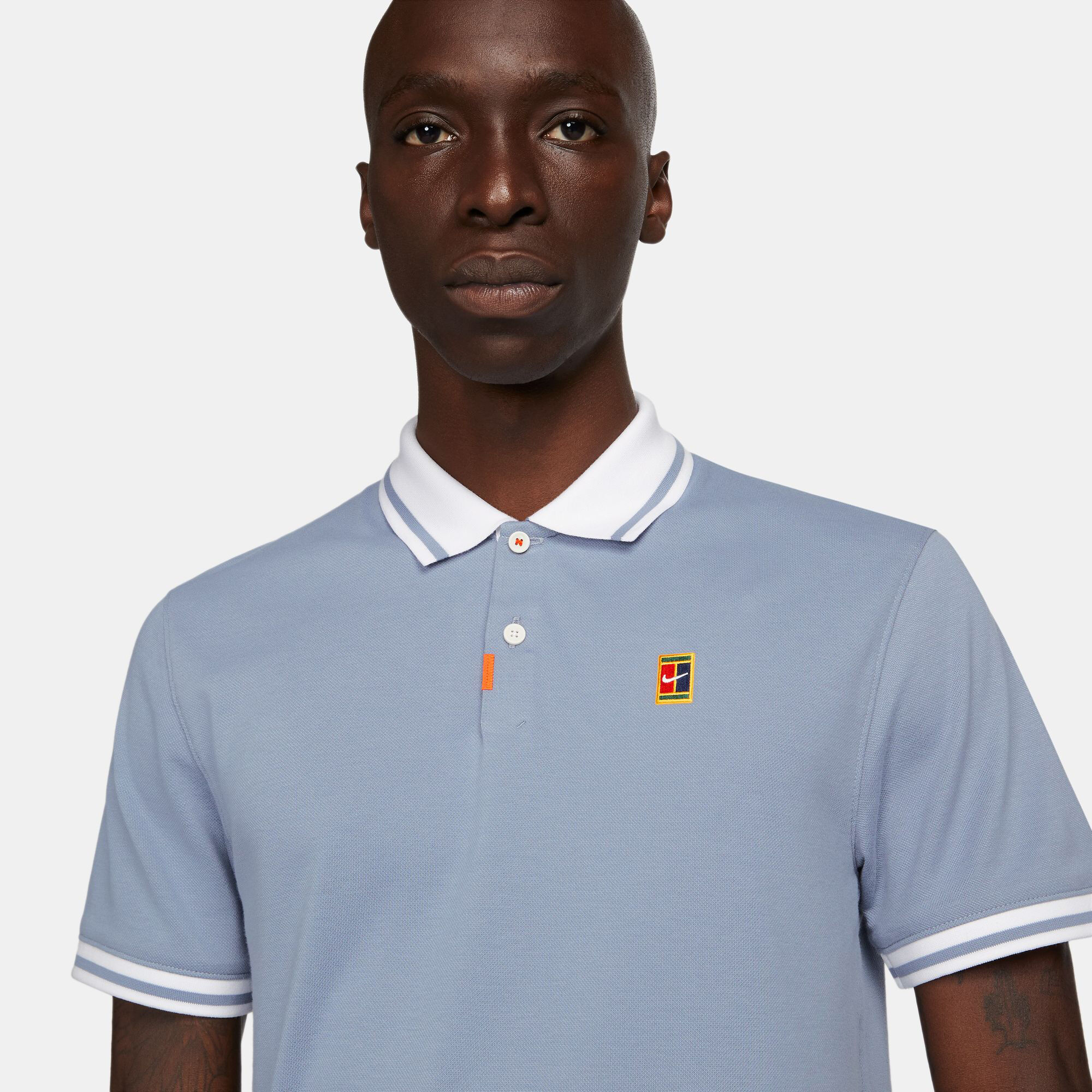 Buy Nike Dri Fit Heritage Slim 2 Polo Men Grey White online