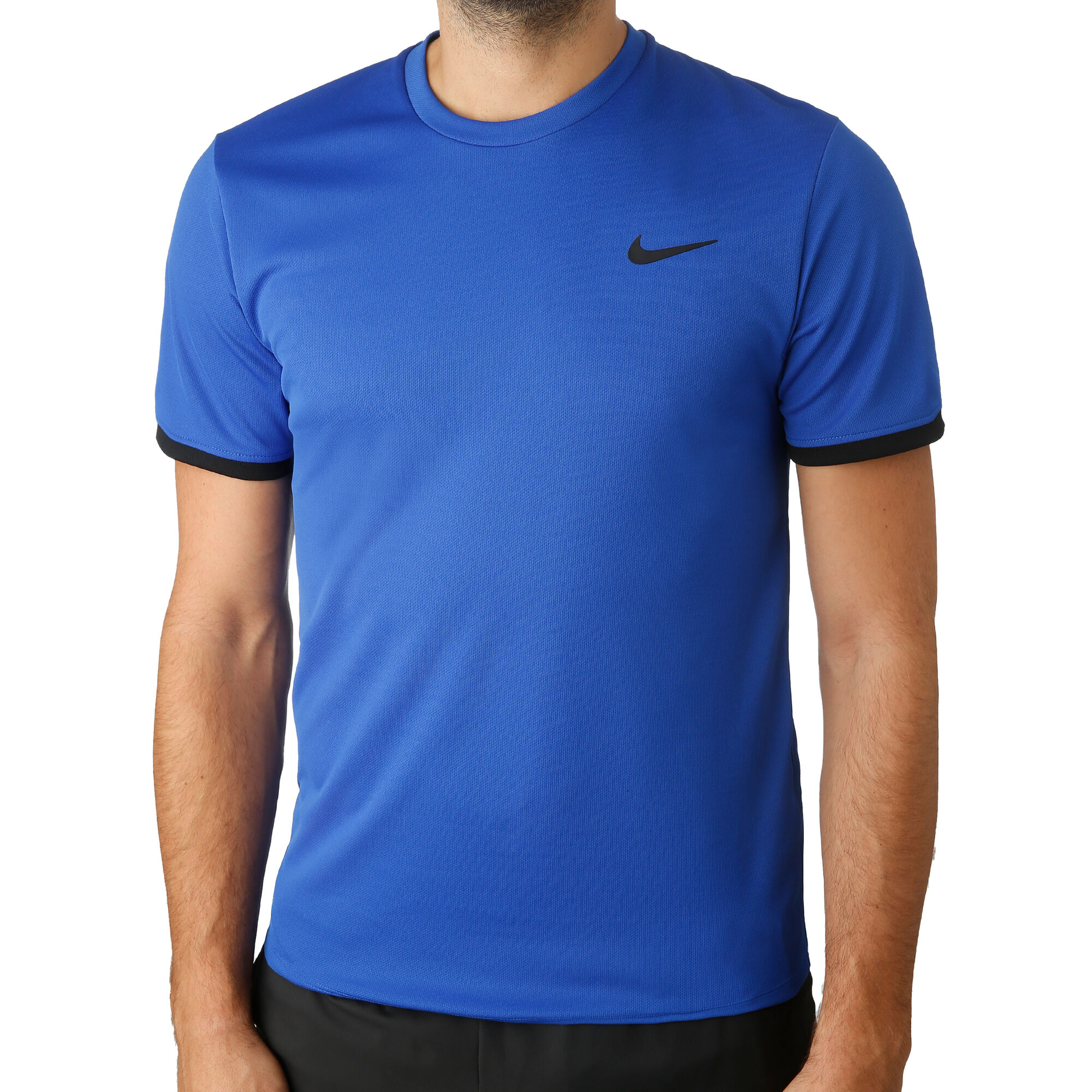 Buy Nike Court Dry T-Shirt Men Blue, Black online | Tennis Point UK