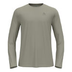 Odlo Clothing Odlo Zeroweight Chill-Tec Running Shirt Men-Khaki