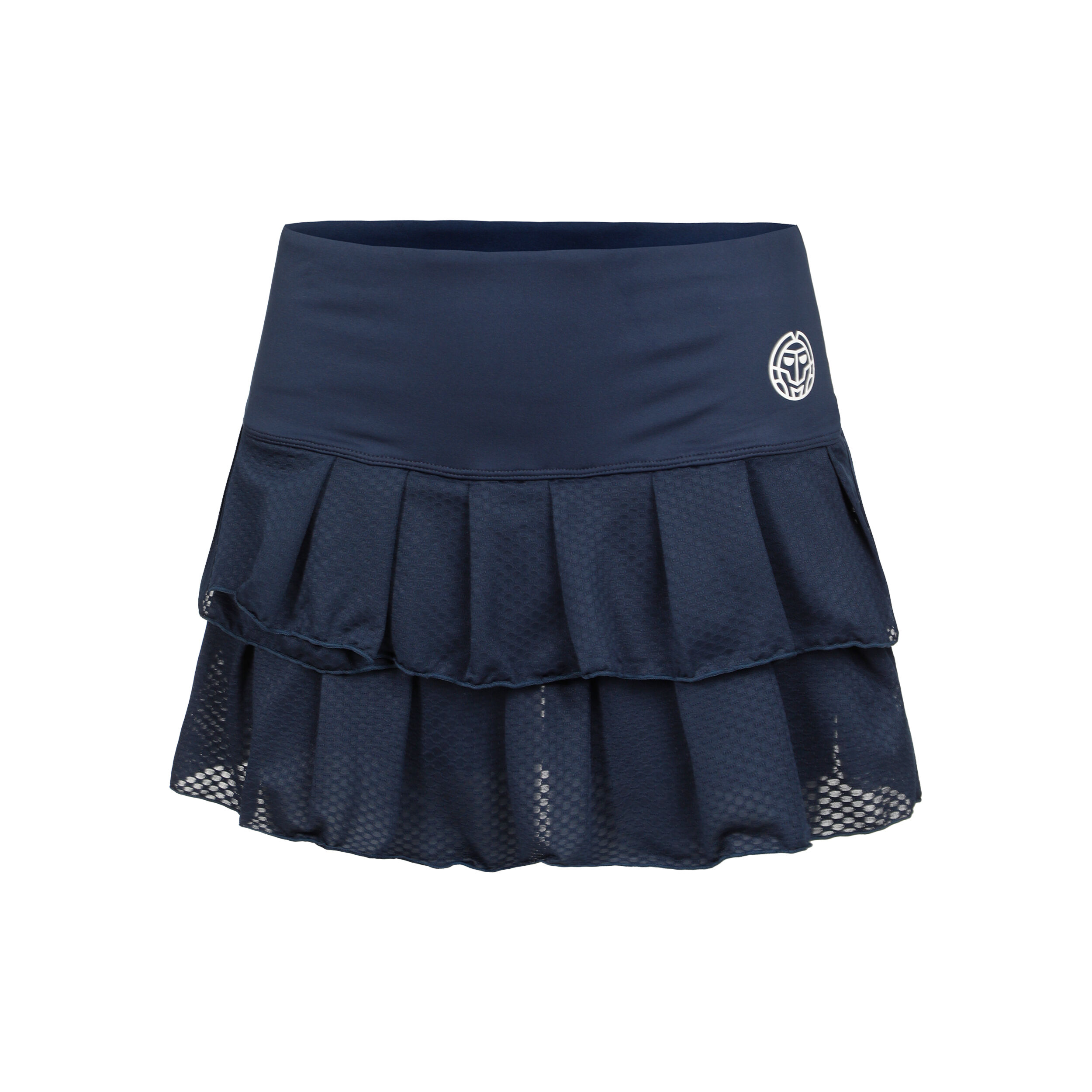 Crew Pleated Skirt Women Dark Blue