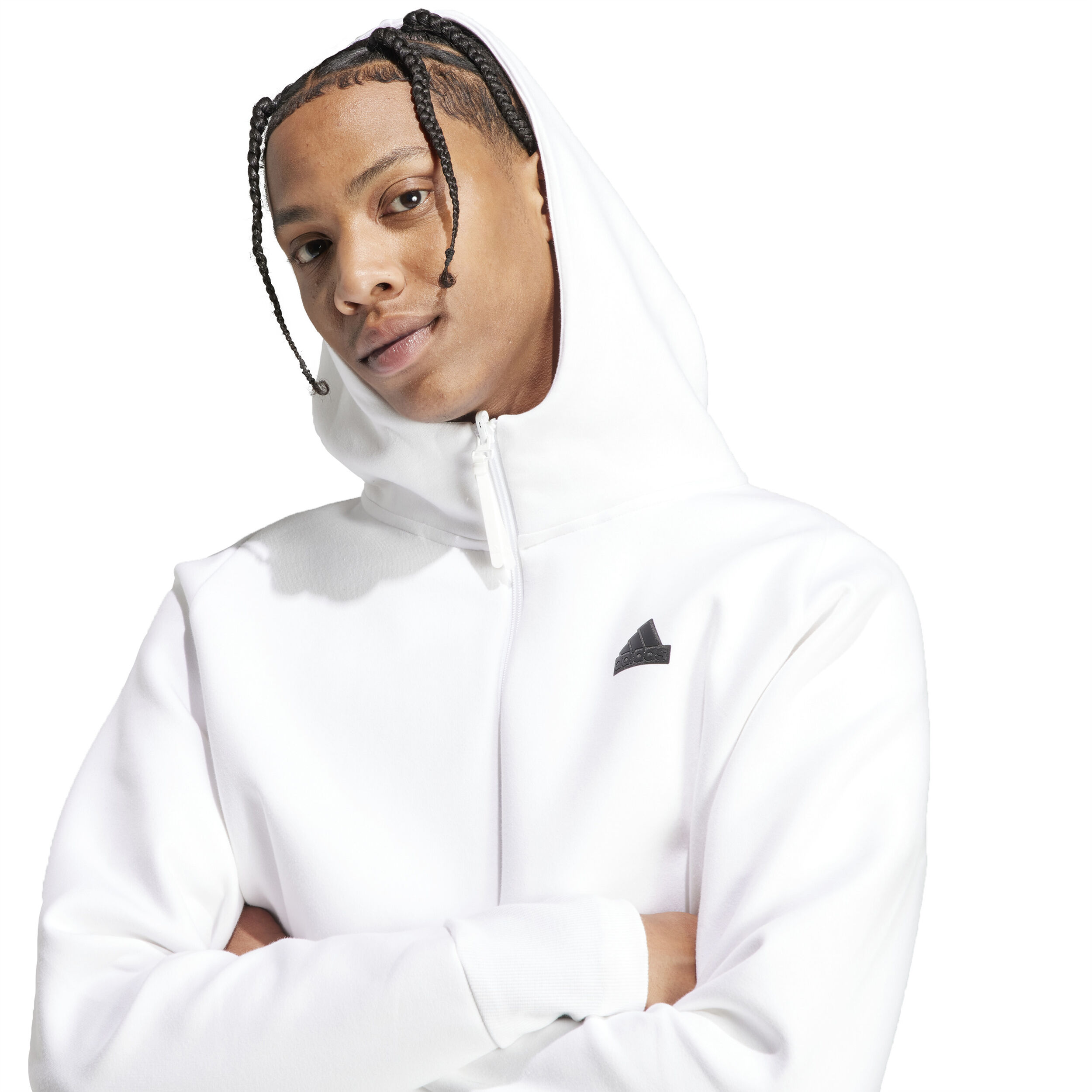 Buy adidas Z.N.E. Zip Hoodie Men White online Tennis Point UK