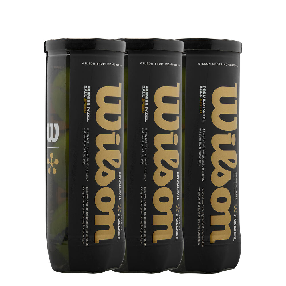 Wilson 3x Ball 3 Tube Premier Padel Speed X3 Wilson 3x Ball 3 Tube Premier Padel Speed X3