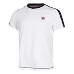 Fila Clothing Fila Elias T-Shirt Men-White,Dark Blue