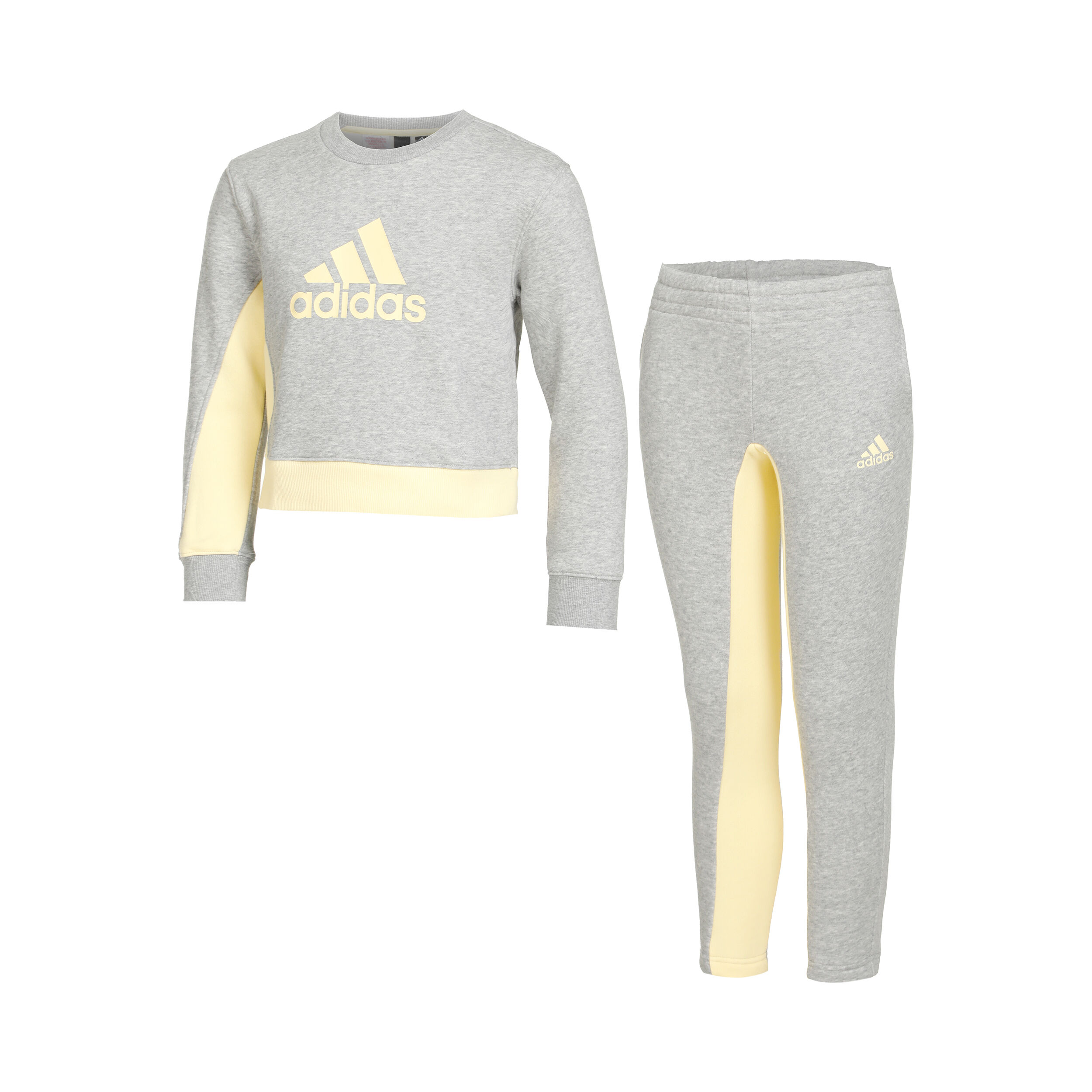 Girls grey adidas tracksuit new arrivals