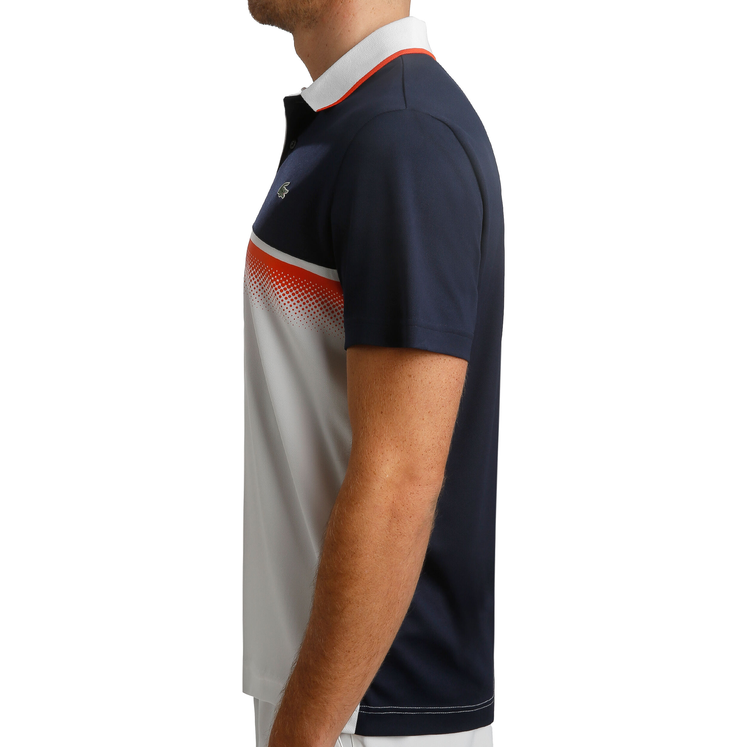 Team Clay Polo Men White Dark Blue