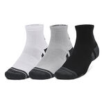 Under Armour Clothing Under Armour Performance Tech Quarter Tennis Socks 3 Pack-Grey,Multicoloured